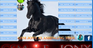 GSM JONY FLASHING TOOL FREE Download