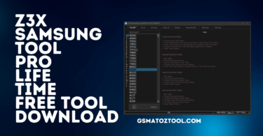 Z3x samsung tool pro life time free tool download