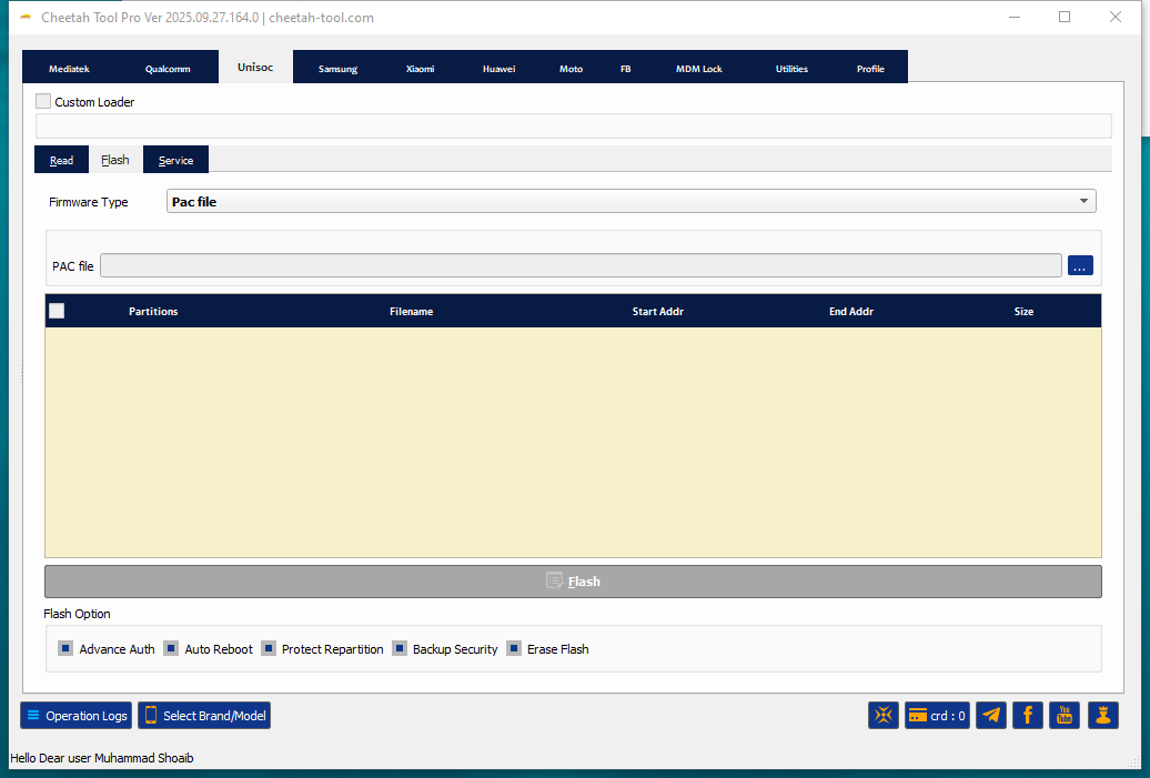 Cheetah tool reset frp remove mdm and reset factory safely 10 Cheetah tool interface showing imei repair unlock network flash firmware and frp reset options