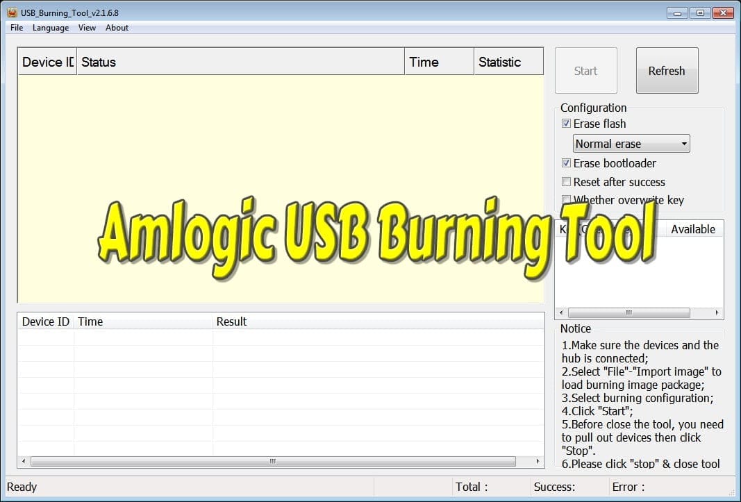 Amlogic usb burning tool