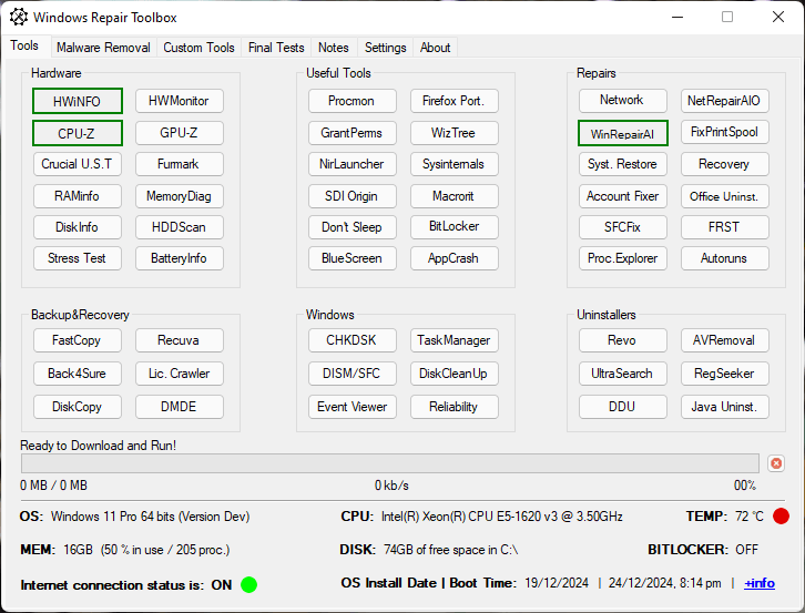 Windows repair toolbox download Windows repair toolbox download