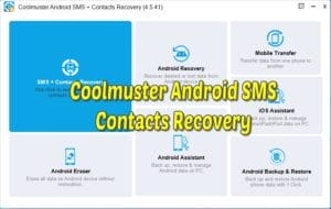 Coolmuster android sms + contacts recovery tool