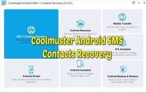 Coolmuster android sms + contacts recovery tool 1 Coolmuster android sms + contacts recovery tool