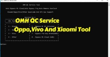 OMH QC Service Oppo,Vivo And Xiaomi Tool