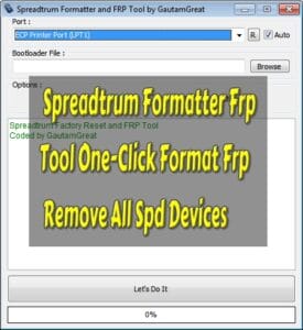 Download Spreadtrum Formatter Frp Tool One-Click Format Frp Remove All Spd Devices