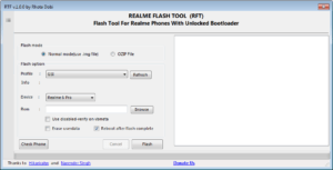 Realme flash tool ( rft) v update version free tool 1 Realme flash tool ( rft) v update version free tool