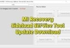 Mi recovery sideload service tool update download