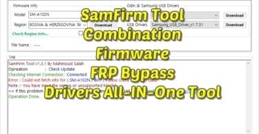 Samfirm tool combination firmware frp bypass drivers all-in-one tool 1