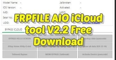 FRPFILE AIO iCloud tool V2.2 Free Download