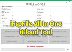 Ifrpfile all in one icloud tool