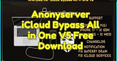 Anonyserver iCloud Bypass All in One V5 Free Download