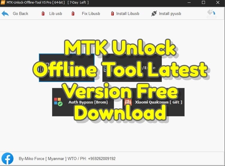 MTK Unlock Offline Tool Latest Version Free Download