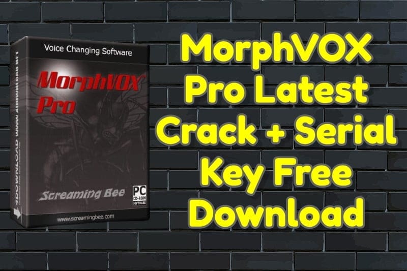 MorphVOX Pro 5.0.20 Latest Crack Serial Key Free Download