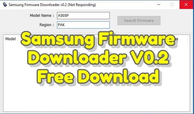 Samsung firmware downloader v0. 2 free download