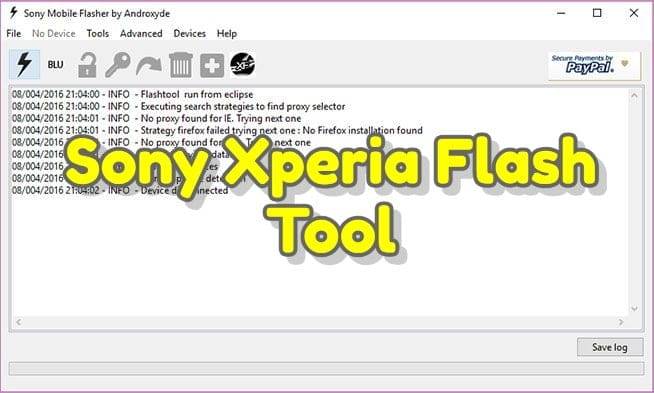 Sony xperia flash tool 1 Sony xperia flash tool