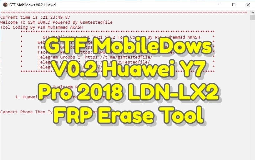 Gtf mobiledows v0. 2 huawei y7 pro 2018 ldn-lx2 frp erase tool 1 Gtf mobiledows v0. 2 huawei y7 pro 2018 ldn-lx2 frp erase tool