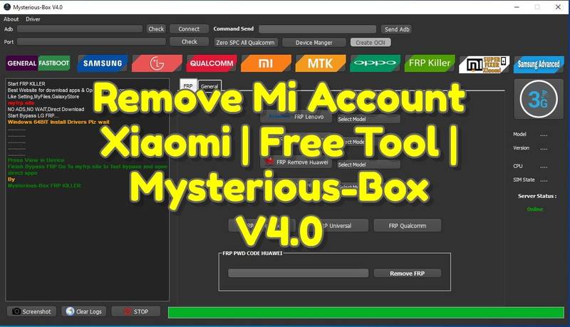 Remove mi account xiaomi | free tool | mysterious-box v4. 0 1 Remove mi account xiaomi _ free tool _ mysterious-box v4. 0