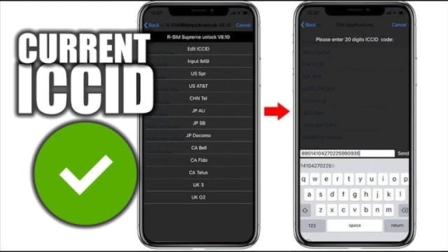 Get the latest iccid code for ios 14. 7. 1 and ios15