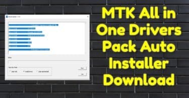 Mtk all in one drivers pack auto installer download