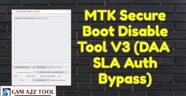 Mtk secure boot disable tool v3 (daa & sla auth bypass)