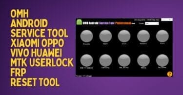 Omh android service tool