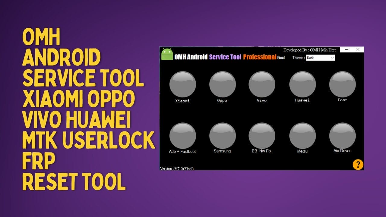 Omh android service tool