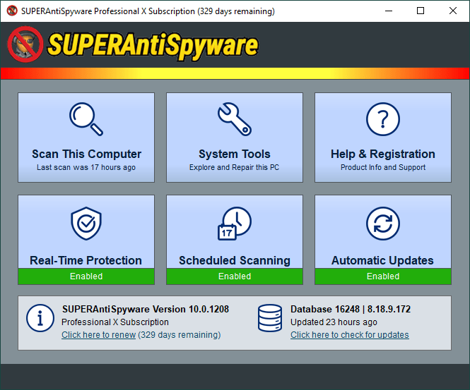 SUPERAntiSpyware Professional