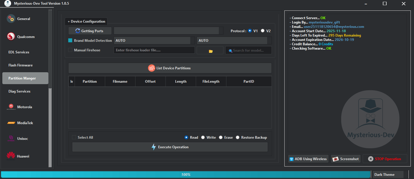 Mysterious-dev tool v1. 1. 0 solution for unlocking flashing & repairing smartphones 7 Download mysterious box latest version for unlocking flashing and repairing smartphones