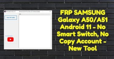 FRP SAMSUNG Galaxy A50_A51 Android 11 - No Smart Switch, No Copy Account - New Tool
