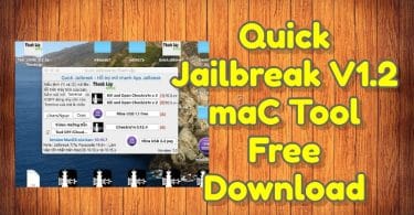 Quick Jailbreak V1.2 maC Tool Free Download