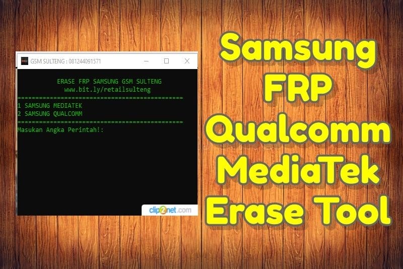 Samsung frp qualcomm mediatek erase tool