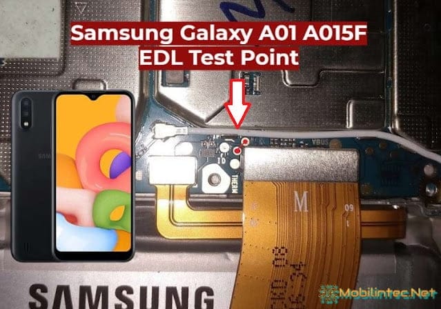 Samsung Galaxy A01 A015F Test Point EDL Mode