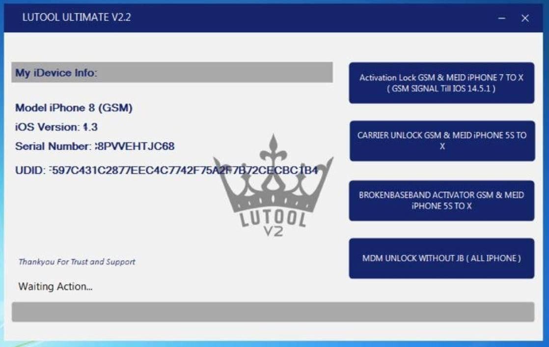 Mdm bypass iphone / ipad ios 15 remote management (no need jailbreak) 2 Lutool aio by legit unlock team