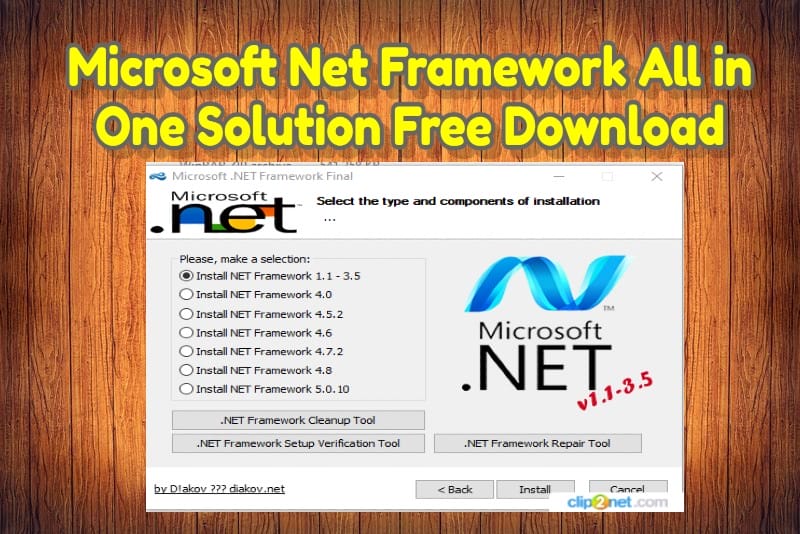Microsoft Net Framework All in One Solution Free Download