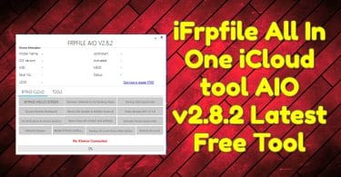iFrpfile All In One iCloud tool AIO v2.8.2 Latest Free Tool