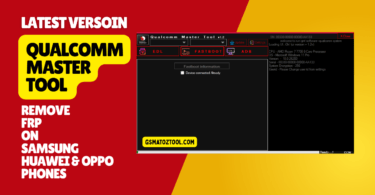 Qualcomm master tool v1. 2 interface displaying mobile servicing frp bypass and unlocking options across edl fastboot and adb modes.
