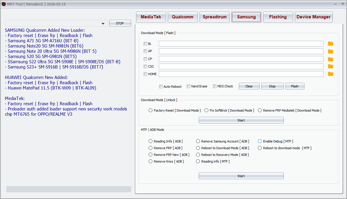 Mrt tool samsung Mrt tool samsung