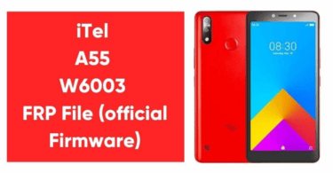 Itel a55 w6003 frp reset pac file