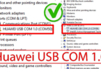 Huawei usb com 1. 0 driver free download