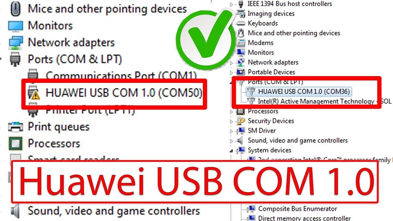 Huawei usb com 1. 0 driver free download