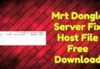 Mrt dongle server fix host file free download