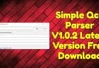 Simple qcn parser v1. 0. 2 latest version free download