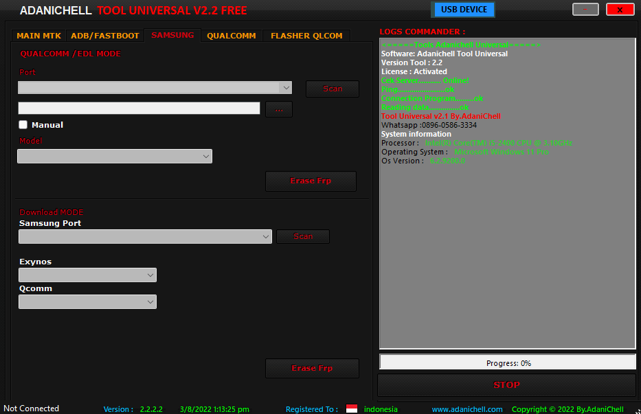 Adanichell tool universal v2. 2 free download 3 3 1