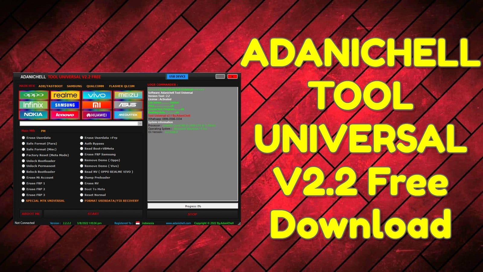 Adanichell tool universal v2. 2 free download 1 Adanichell tool universal v2. 2 free download