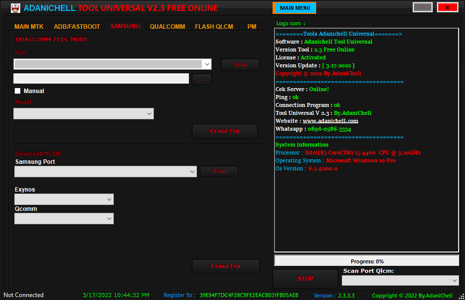 Adanichell tool universal v2. 3 free download