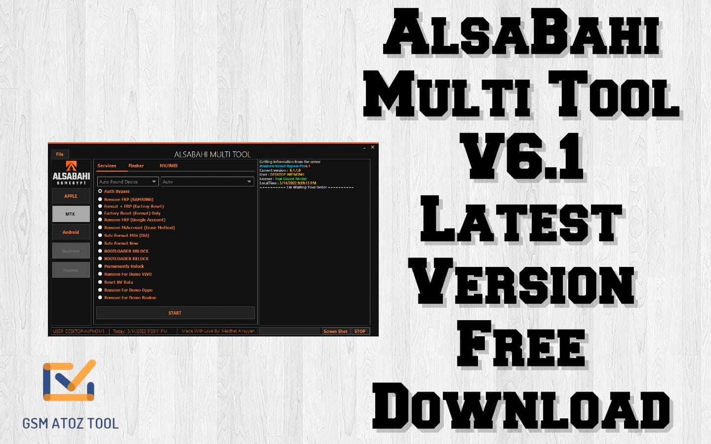 Alsabahi multi tool v6. 1 latest version free download