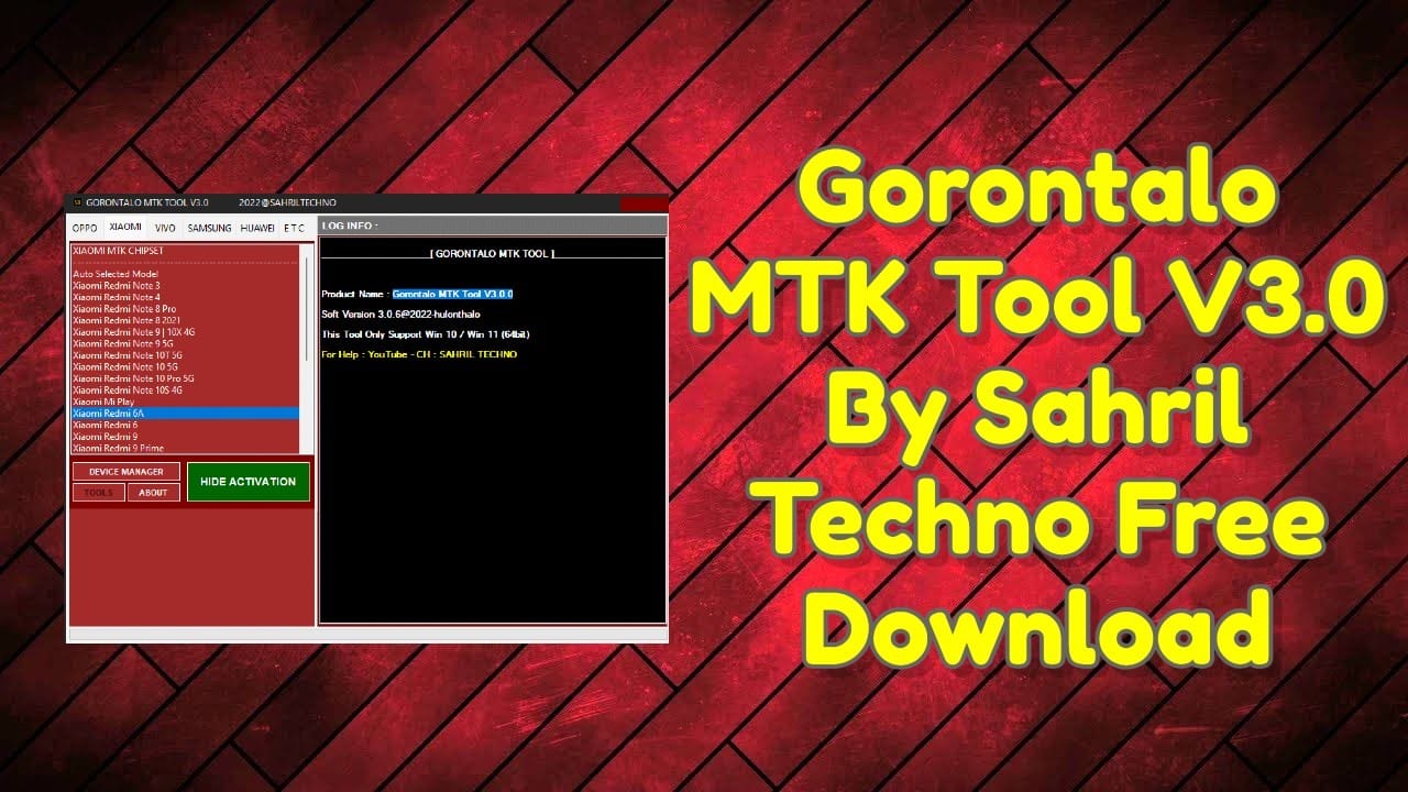 Gorontalo mtk tool v3. 0 latest free tool