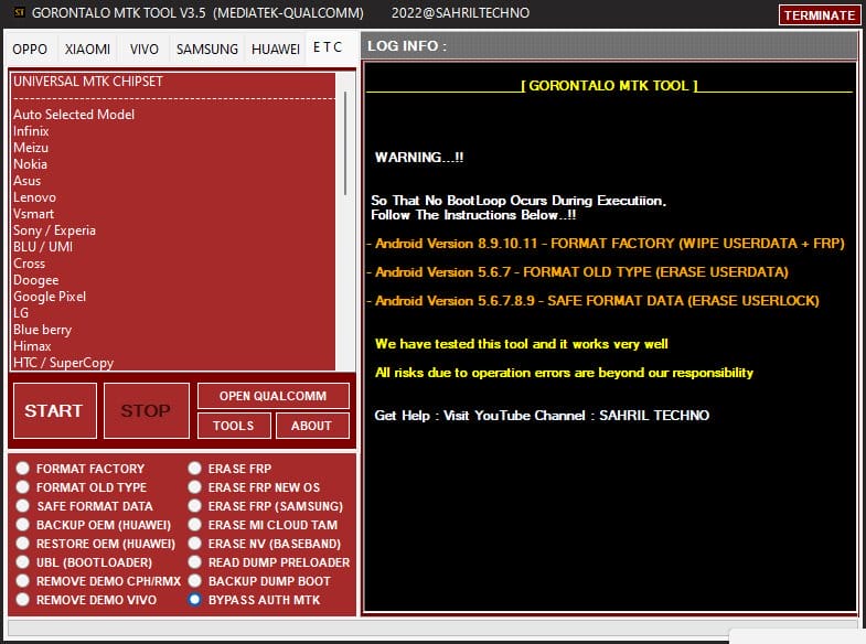 Mtk gorontalo tool mtk qualcomm latest repair tool free download Mtk gorontalo tool mtk qualcomm latest repair tool free download