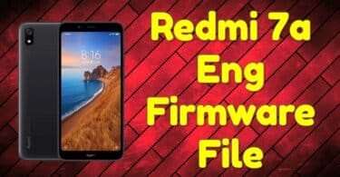 Redmi 7a eng firmware file