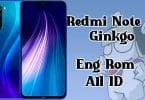 Redmi Note 8 Ginkgo ENG Firmware File Free Download